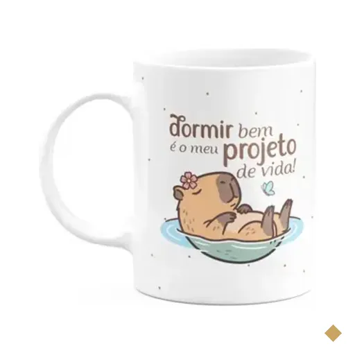 Caneca Divertida Capivaras - Meu Projeto De Vida