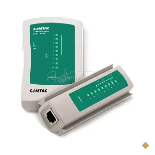Testador de Cabos RJ11 e RJ45 - COMTAC