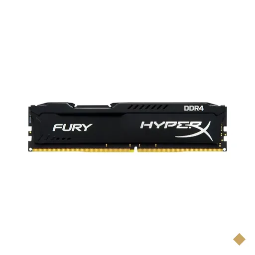 Memória HyperX Fury Black 4GB DDR4 2400MHz PC4-19200