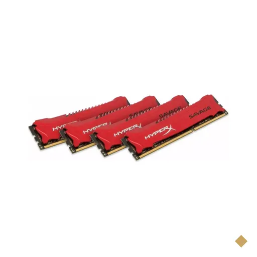 Memória HyperX Savage Red 32GB (4 x 8GB) DDR3 1866MHz PC3-14900 