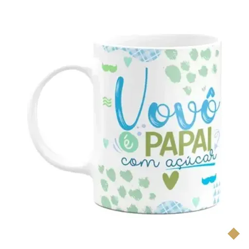 Caneca De Avós - Vovô É Papai Com Açúcar - 325ml