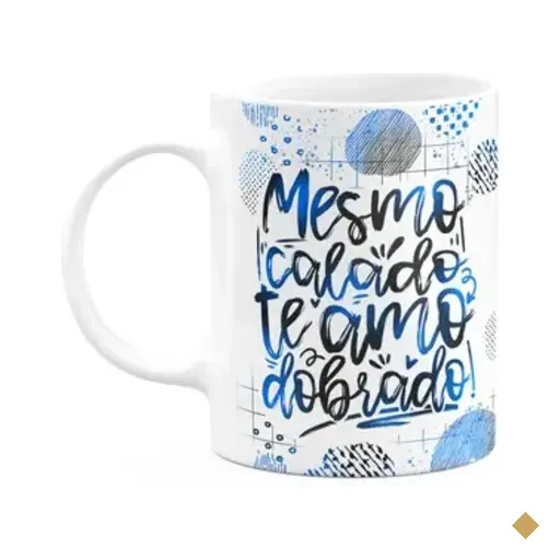Caneca Pais - Mesmo Calado, Te Amo Dobrado