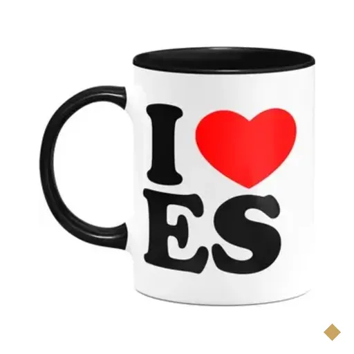 Caneca I Love Es - Espírito Santo - 325ml - B-black