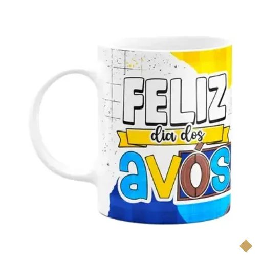 Caneca Dia Dos Avós - Feliz Dia Dos Avós - M2