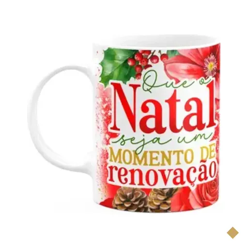 Caneca Natal De Jesus - Momento De Renovação - 325ml