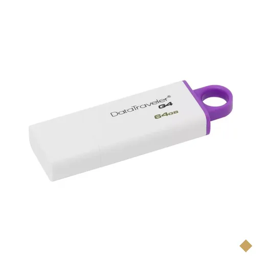 Kingston DataTraveler G4 64GB USB 3.0 Flash Drive Violeta