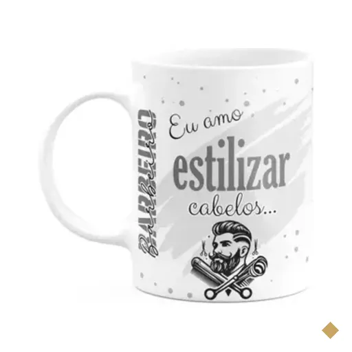 Caneca De Profissões - Sou Barbeiro - 325ml