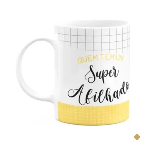 Caneca Família Super - Quem Tem Um Super Afilhado