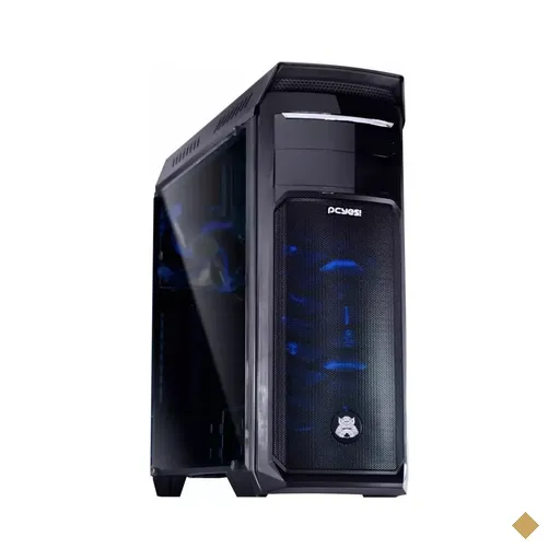 Gabinete PCYes! Samurai Gamer Preto LED Azul
