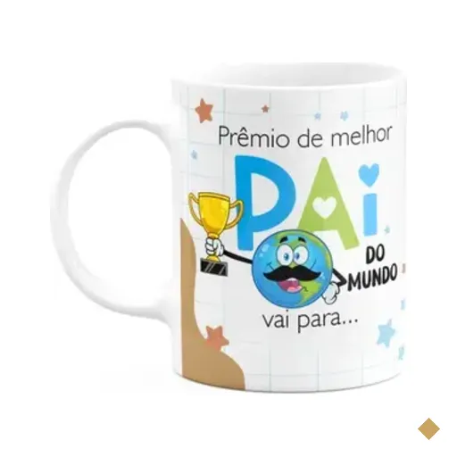Caneca Pais - Prêmio De Melhor Pai Do Mundo - 325ml