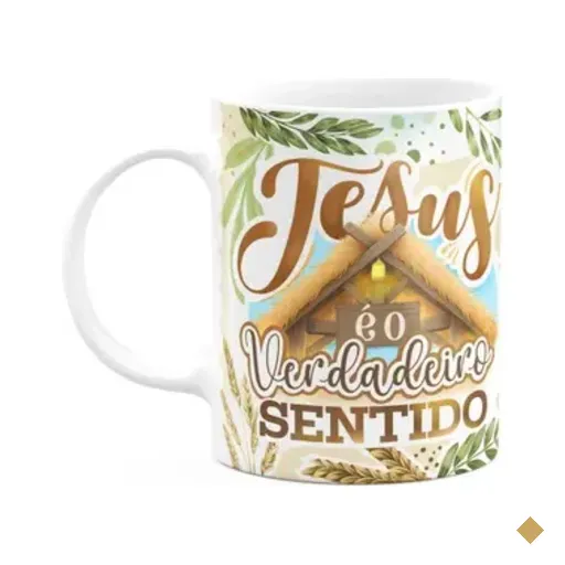 Caneca Natal De Jesus - O Verdadeiro Sentido - 325ml