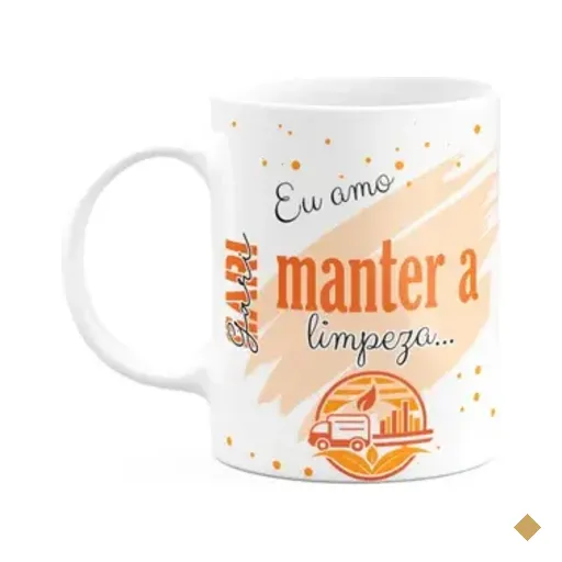 Caneca De Profissões - Sou Gari - 325ml - Branca