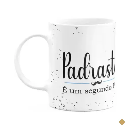 Caneca Minimalista Pais - Padrastro, É Um Segundo Pai