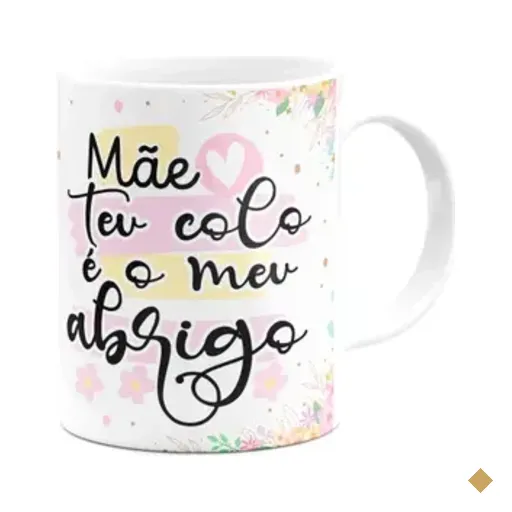 Caneca Mães - Teu Colo É O Meu Abrigo - 325ml