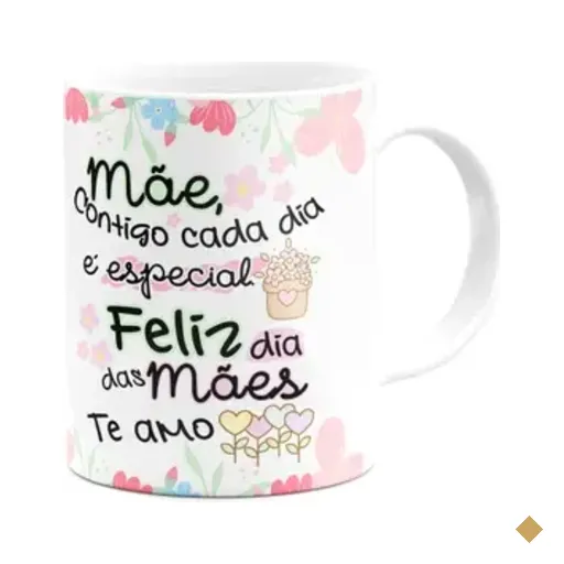 Caneca Mães - Contigo Cada Dia É Especial - 325ml