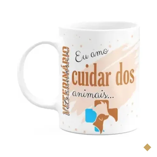 Caneca De Profissões - Sou Veterinário - 325ml