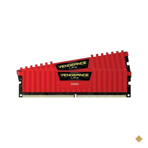 Memória Corsair Vengeance LPX Red 16GB Kit (2 x 8GB) DDR4 2400MHz PC4-19200