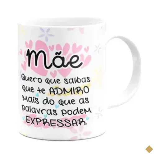 Caneca Mães - Te Admiro Mais Que Posso Expressar - 325ml