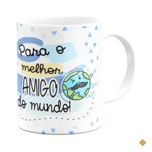 Caneca Amizade - Para O Melhor Amigo Do Mundo - 325ml