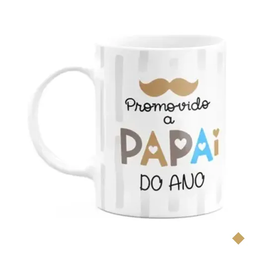 Caneca Pais - Promovido A Papai Do Ano - 325ml