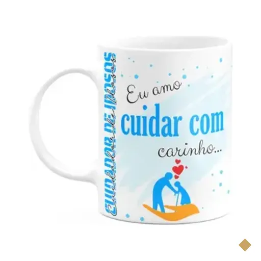 Caneca De Profissões - Sou Cuidador De Idosos - 325ml