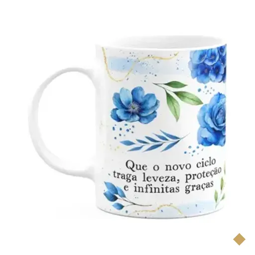 Caneca Motivação - Novo Ciclo, Infinitas Graças