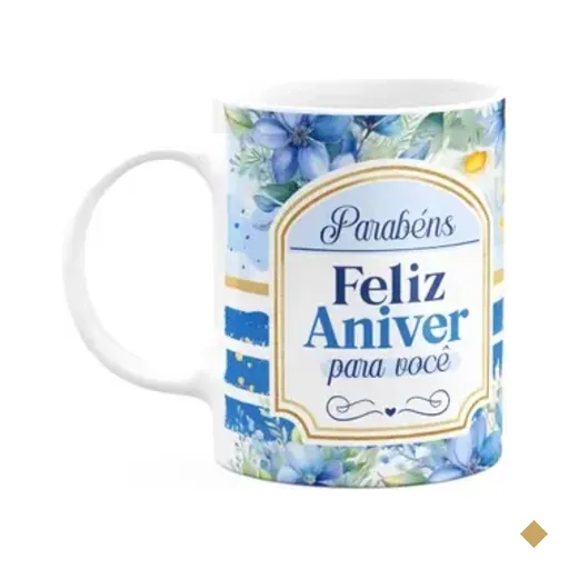 Caneca Aniversário - Feliz Niver Pra Você - 325ml