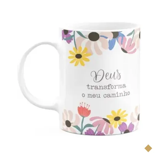 Caneca Fé - Deus Transforma O Meu Caminho
