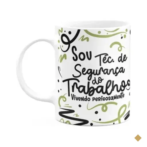 Caneca Profissões - Sou Técnico De Segurança Do Trabalho