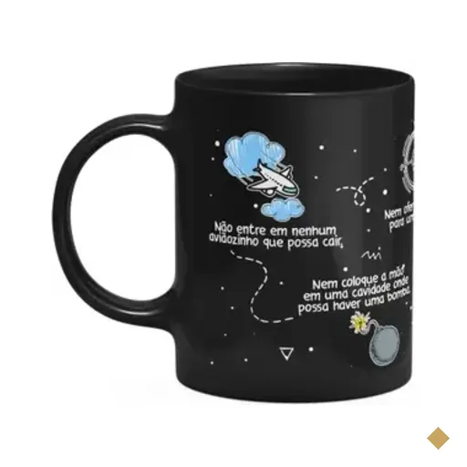 Caneca Geek Best Moments - Greys Anatomy - Preta