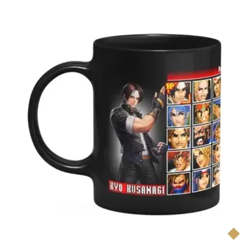 Caneca Gamer - The King Of Fighters Member Select - Preta