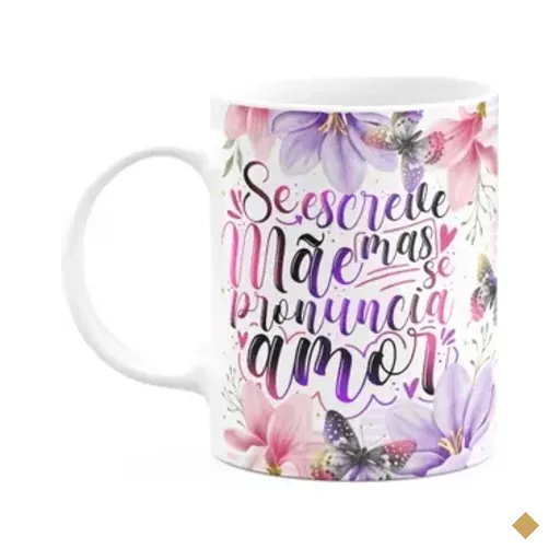 Caneca Dia Das Mães - Se Escreve Mãe - 325ml