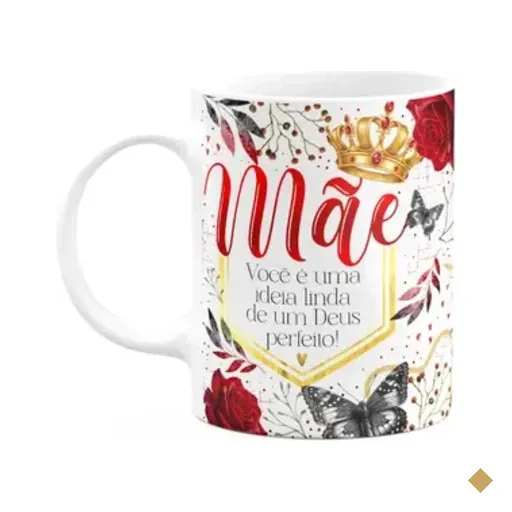 Caneca Dia Das Mães - Idéia Linda De Um Deus Perfeito