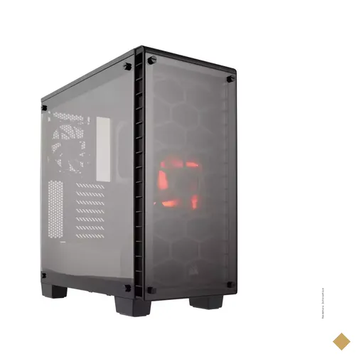 Gabinete Corsair Crystal Series 460X Compact Mid-Tower Black
