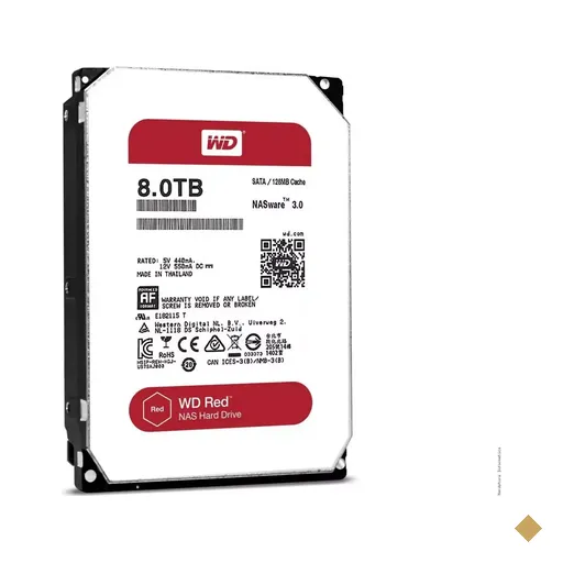 Western Digital RED NAS 8TB IntelliPower 64MB 3,5″ SATA 6.0Gb/s WD80EFZX