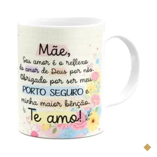 Caneca Mães, Feliz Dia! - Minha Maior Benção! - 325ml