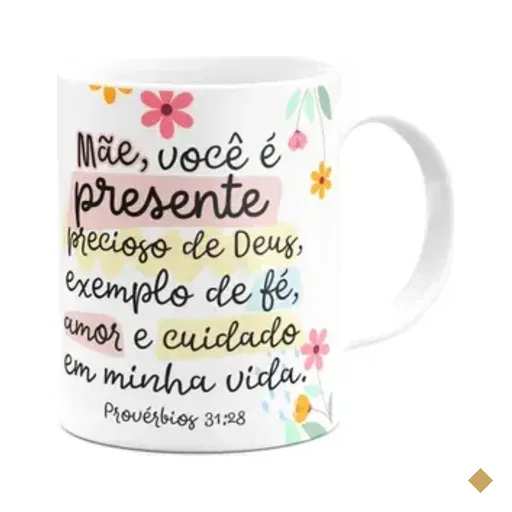 Caneca Mães, Feliz Dia! - Presente Precioso De Deus - 325ml