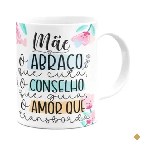 Caneca Mães, Feliz Dia! - O Abraço Que Cura - 325ml