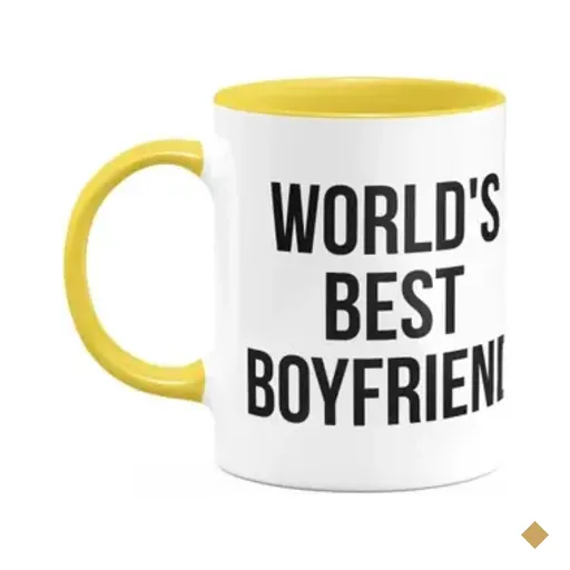Caneca Geek World's Best Boyfriend - The Office - B-yellow