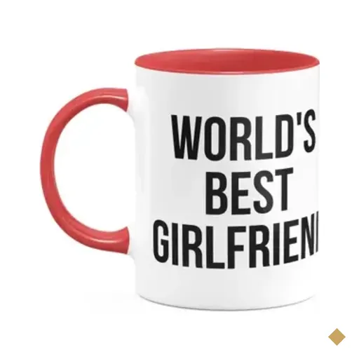 Caneca Geek World's Best Girlfriend - The Office - B-red