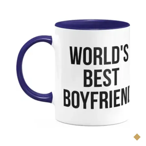 Caneca World's Best Boyfriend - The Office - B-blue Navy