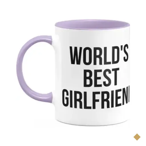 Caneca Geek World's Best Girlfriend - The Office - B-lilac