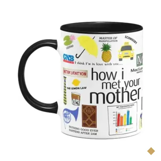 Caneca Geek Icons Moments - How I Met Your Mother - B-black