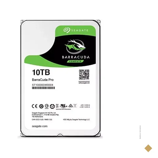 Seagate 10TB BarraCuda Pro 7200RPM 256MB 3,5″ SATA 6.0Gb/s ST10000DM0004