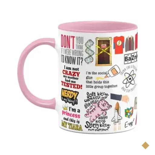 Caneca Geek Icons Moments - The Big Bang Theory - B-pink