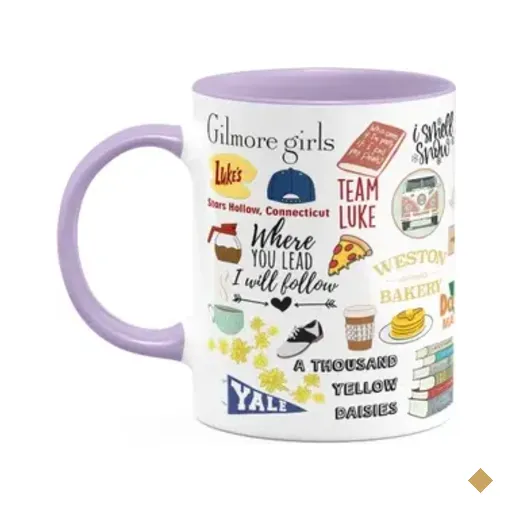 Caneca Geek Icons Moments - Gilmore Gilrs - B-lilac