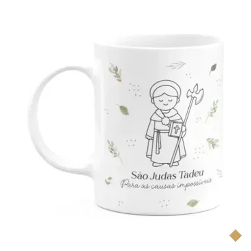 Caneca Religiosa Santinhos - São Judas Tadeu - 325ml