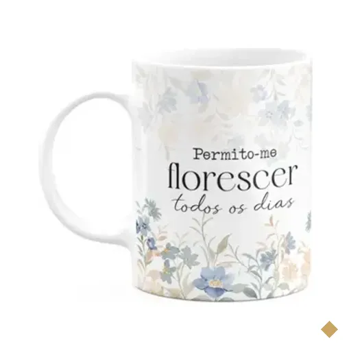 Caneca Florescer - Permito-me Florescer Todos Os Dias