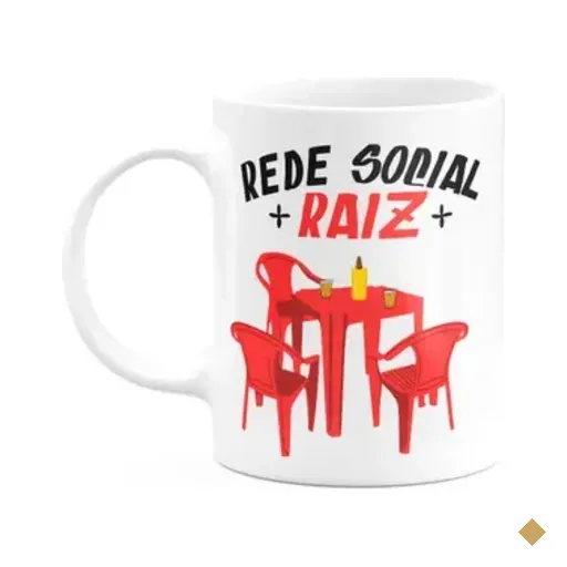 Caneca Brasil Brasilidades - Rede Social Raiz - 325ml