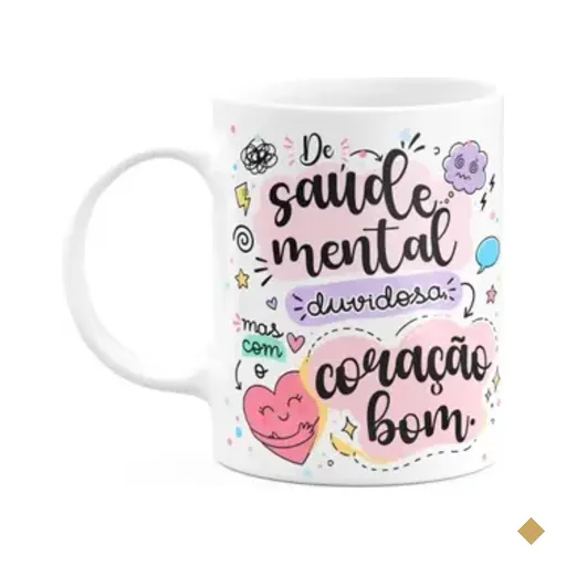 Caneca Divertida - Saúde Mental Duvidosa